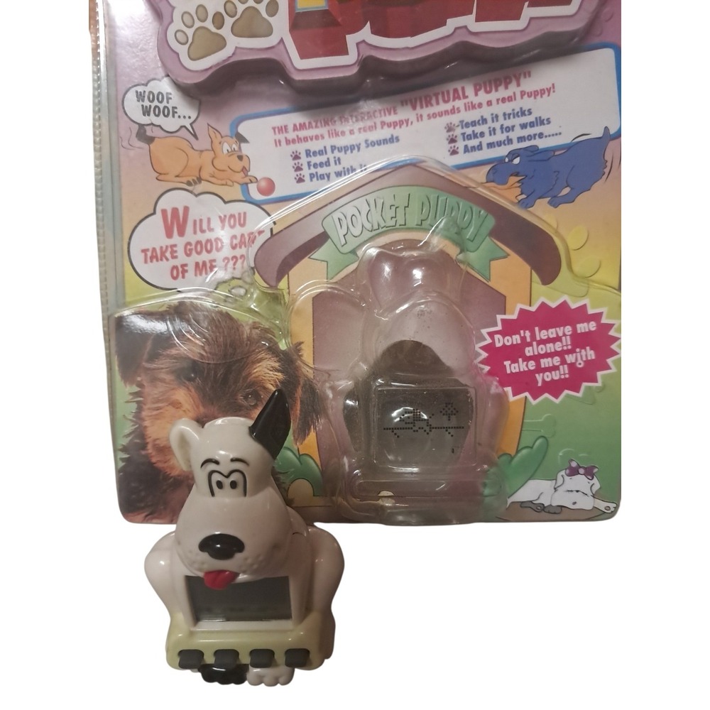 1990s Vintage Virtual PET Cool Tec Pocket Puppy Tamagotchi Style - WORKS